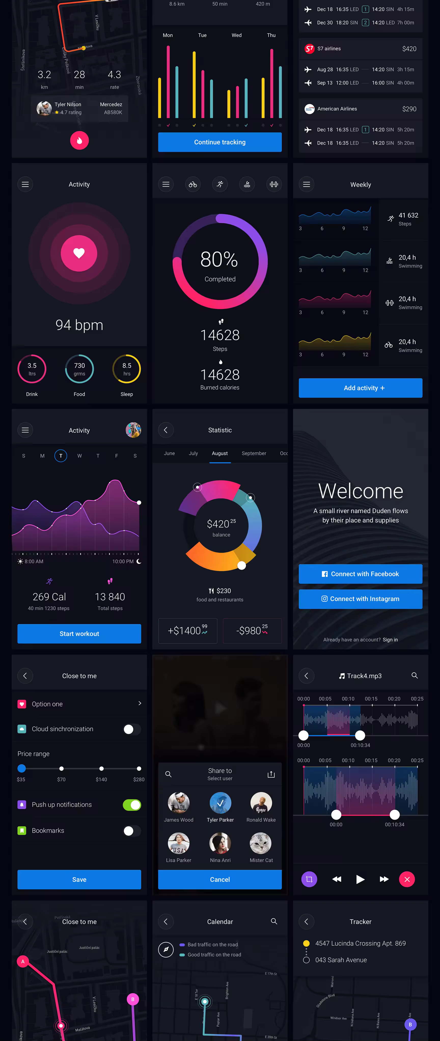 黑色数据统计展示APP UI Kits下载[PSD＋Sketch]1474113731-3508-kjwqmzupr0roo2bzb3wz