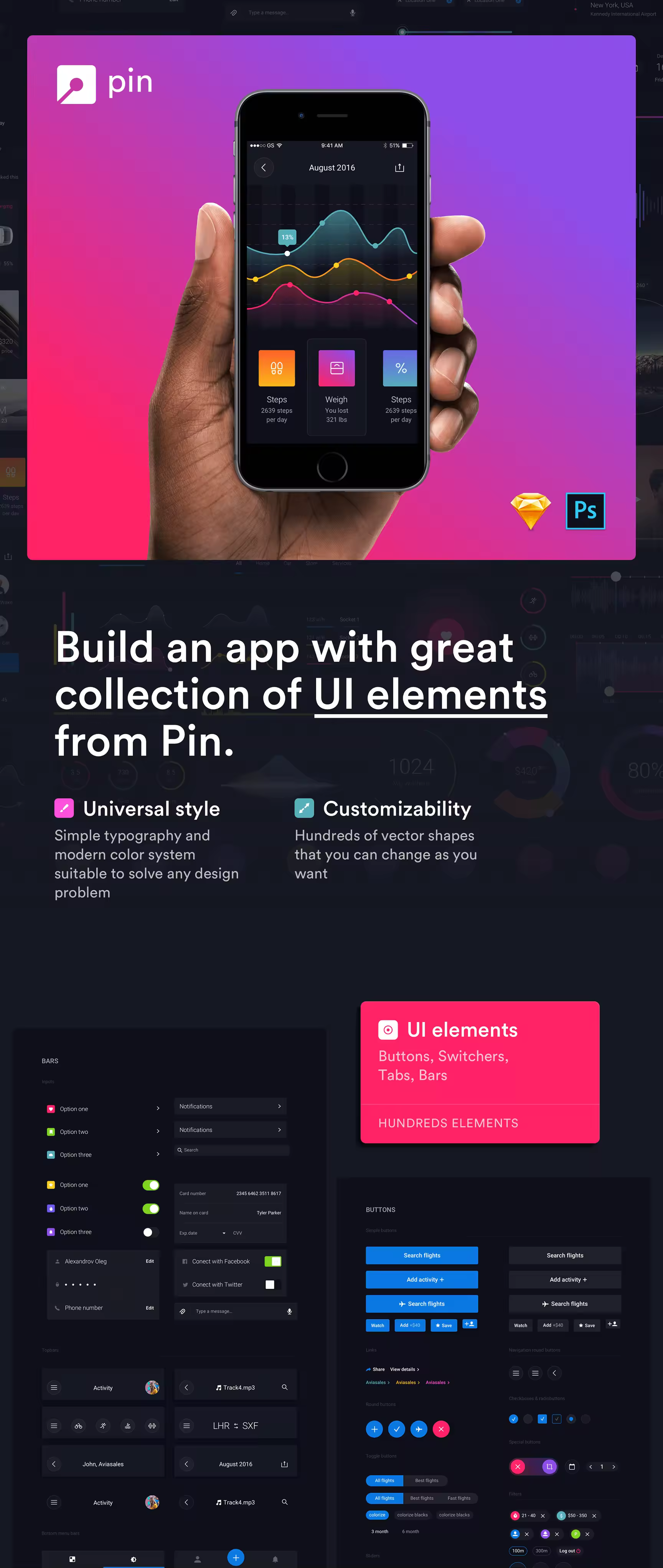 黑色数据统计展示APP UI Kits下载[PSD＋Sketch]1474113732-9102-ovv5se80phmmyv0jqskk