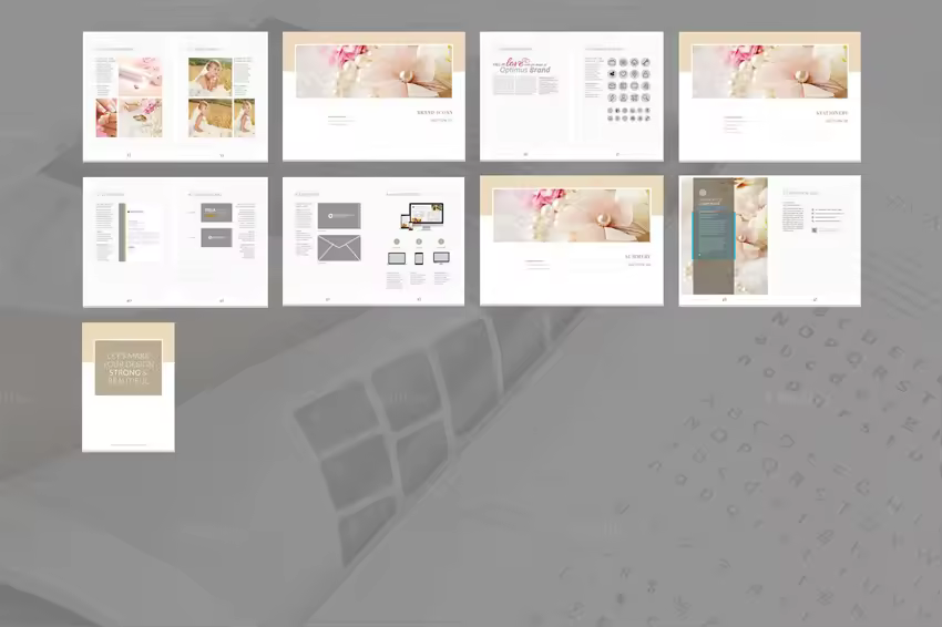传统画册模版文件下载［For Indesign］photography-brand-guideline-v