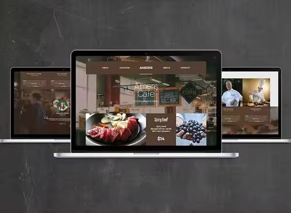 酷炫的轻食类网页模概念版下载[PSD]