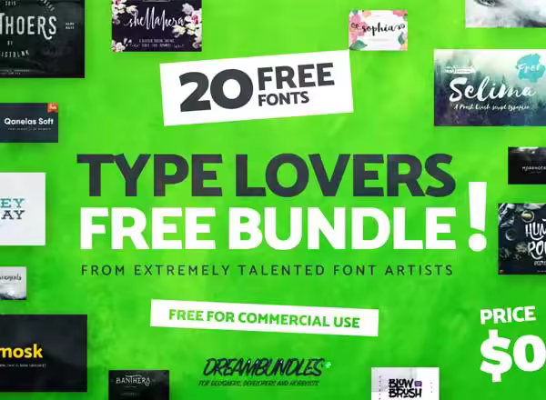 手写英文字体包下载 20 Whopping Fonts