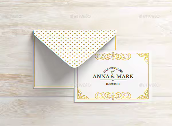 A6明信片和信封邀请传单设计样机 A6 Postcard & Envelope Invitation Flyer MockUp