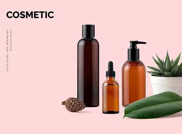 化妆品包装免费样机 Cosmetic Mockup Pack