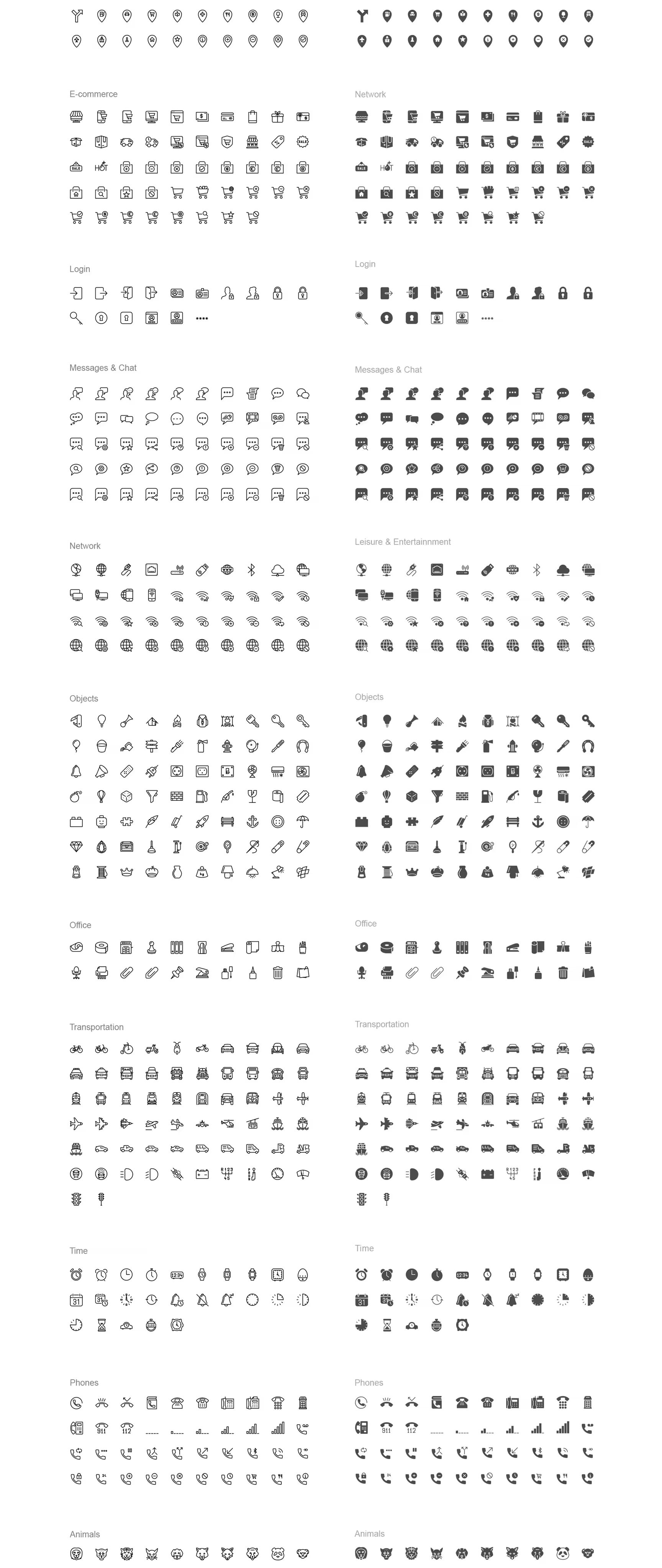 4000完美的APP图标套装下载[Ai,sketch]