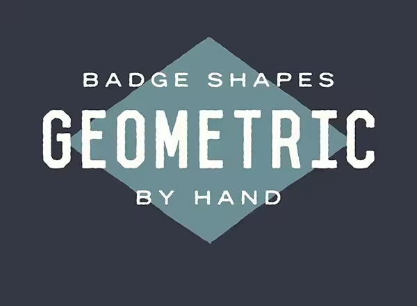 手绘徽章形状图案集 Hand Illustrated Badge Shapes