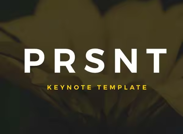 商务演示&企业会议演示文稿模板 PRSNT Keynote&PPT Template