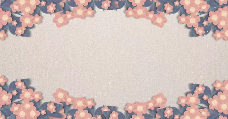 鲜花绽放背景视频素材 Blooming Paper Flower Background