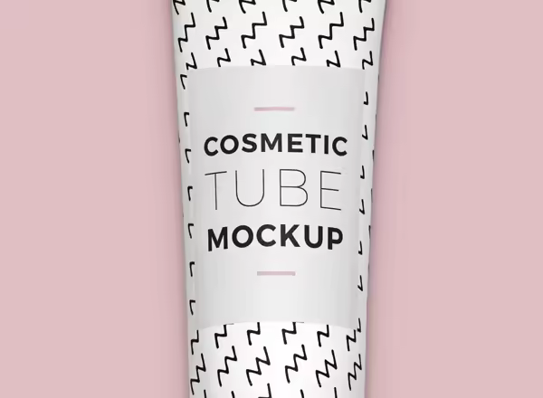 护肤品软管类包装样机 Cosmetic Tube Mockup