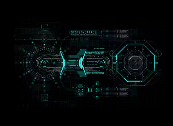 科幻感极强的HUD抬头显示视频UI特效AE模版下载[aep]