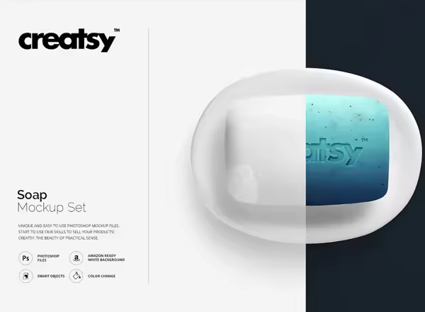 日用快消品肥皂样机模板 Soap Mockup Set