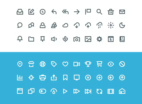 一套简约实用的图标集 60 Vicons’ Icon Set