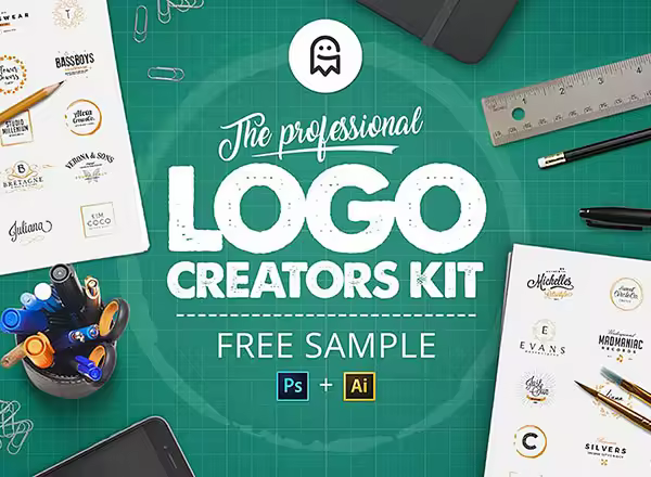 LOGO创作套件 Free Logo Creators Kit [PSD, AI]