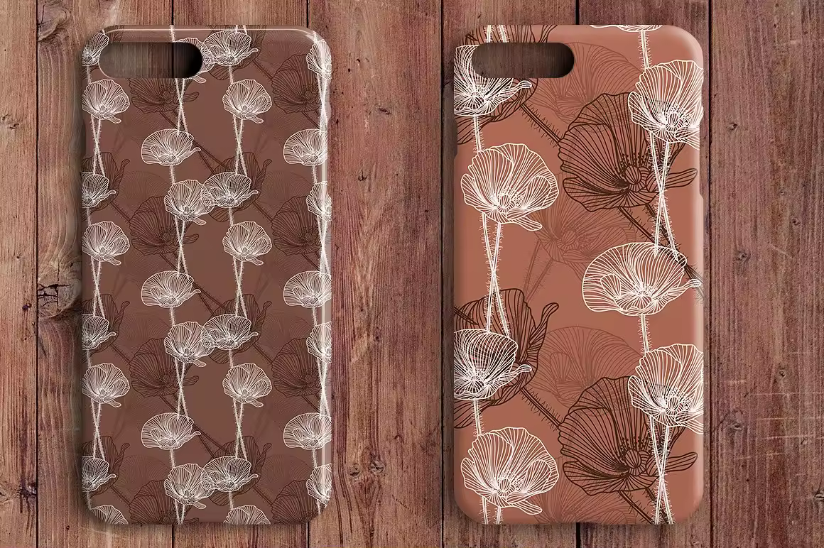 小咖下午茶：Iphone 7 Plus 手机壳设计展示模型 Mockup下载[PSD]