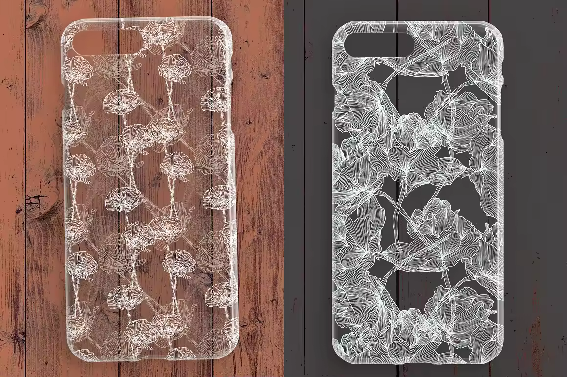 小咖下午茶：Iphone 7 Plus 手机壳设计展示模型 Mockup下载[PSD]