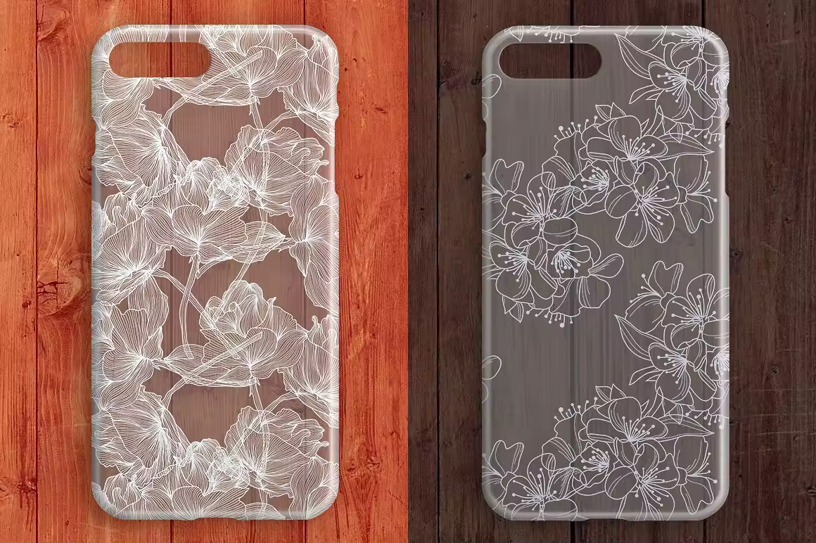 小咖下午茶：Iphone 7 Plus 手机壳设计展示模型 Mockup下载[PSD]