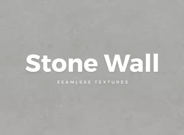 灰白色无缝石材墙面纹理 Seamless Stone Wall Textures