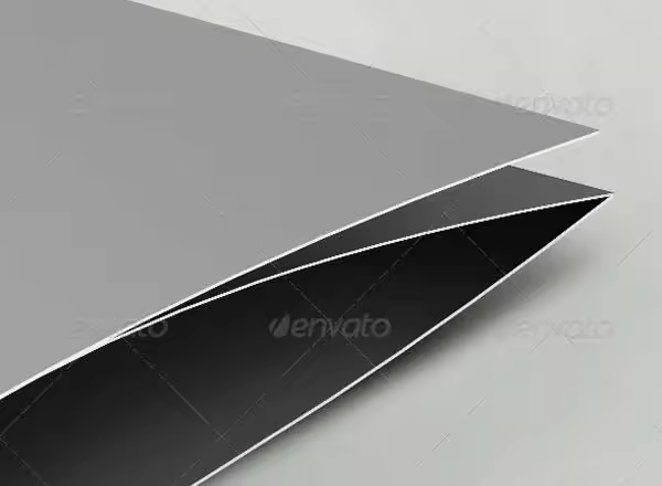 A4规格3折页小册展示样机 3xA4 Brochure Mock-up