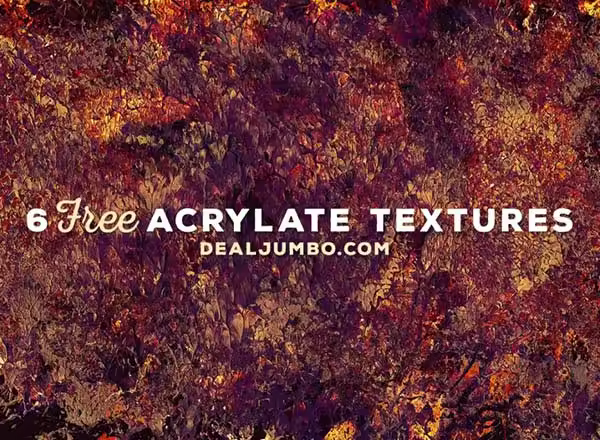 6款油画颜料调配而成的特别背景纹理6 Free Acrylate Textures