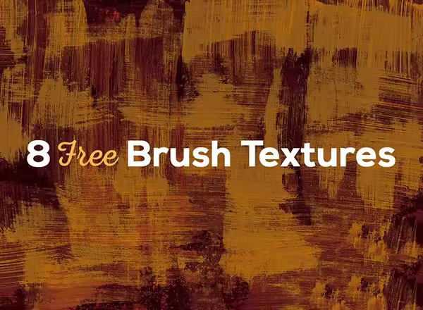 8个抽象的创意背影纹理 8 Free Brush Textures [超高清]