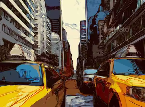 一键生成油画效果模板 Paint – Artistic FX Photoshop Template