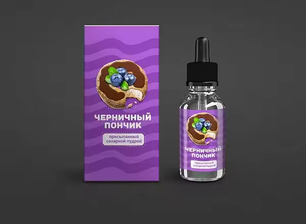 电子烟烟油外包装展示样机 Vape smoking Liquid Bottle E-liquid