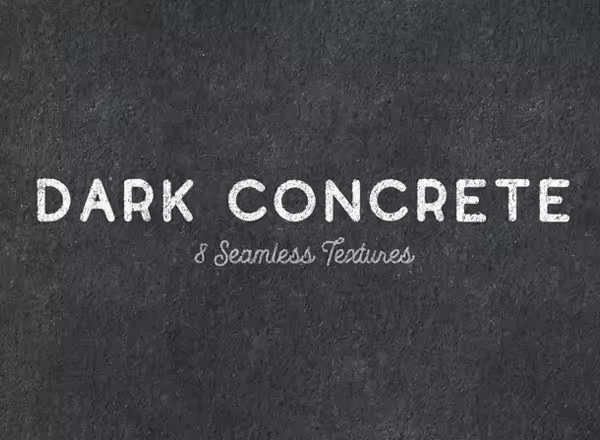 无缝黑色混凝土纹理 Seamless Dark Concrete Textures