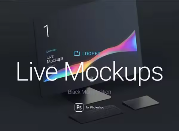 多设备动态演示样机 Looped Animated Mockups