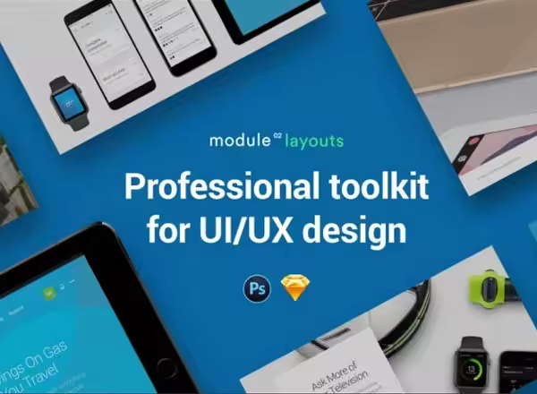 小咖下午茶：完美的网页UI／UX 界面套装素材下载[PSD]