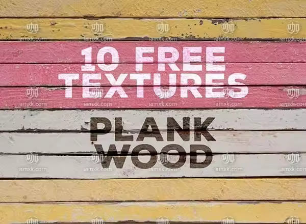 一组复古风格木板纹理 10 Free Vintage Wood Textures