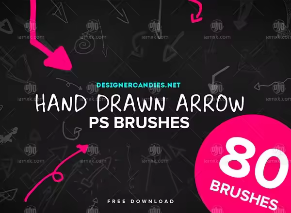 80个手绘箭头 80 Free Hand Drawn Arrows