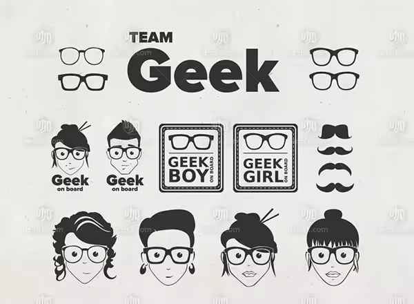 40个Geek矢量元素包 GEEK PACK Icons
