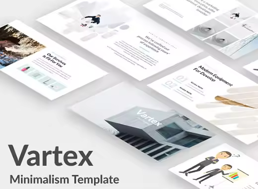 优雅极简主义展现企业文化的PPT模板下载[ppt,pptx]