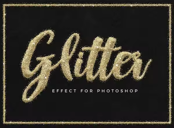 快速实现 BINGBING 闪光文字效果 Glitter Text Effect for Photoshop