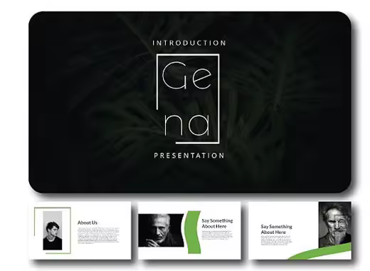 Gena–48页创意极简的商业化PPT模板下载[ppt,pptx]
