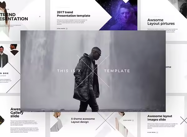 创意幻灯片模板免费装 X Multipurpose Presentation