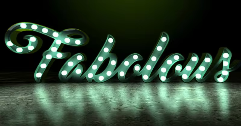 复古怀旧风格灯泡动画特效文字Logo演示AE模板 Light Bulb Sign