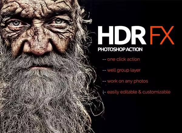 HDR FX Photoshop动作