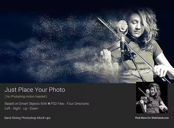 小咖下午茶：经典好用的沙化特效Photoshop图层样式文件下载[PSD]