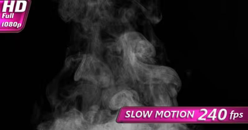 白色蒸汽冉冉升起高清视频素材 White Steam Rises From The Pan