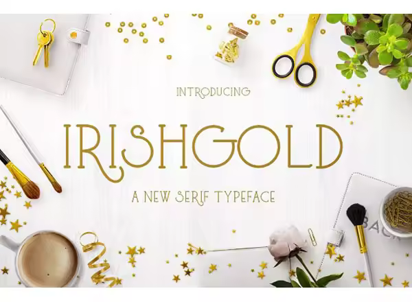 爱尔兰黄金字体 Irish Gold