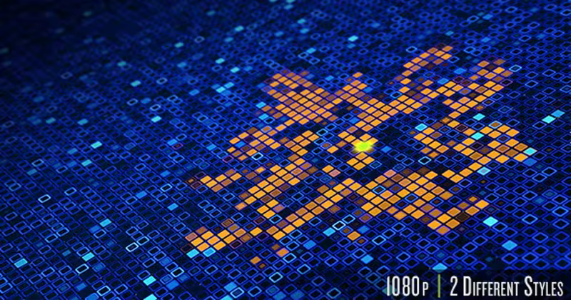数据传数数据分布抽象视频素材 Infection of a Database on a Computer Network