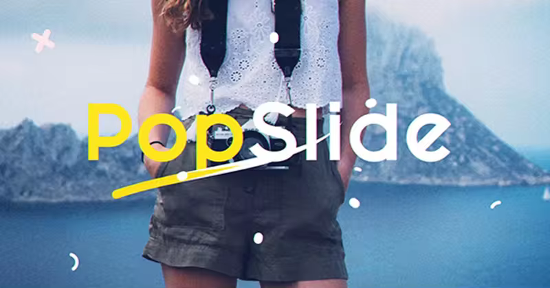 Pop流行风格动感开场视频AE模板 PopSlide