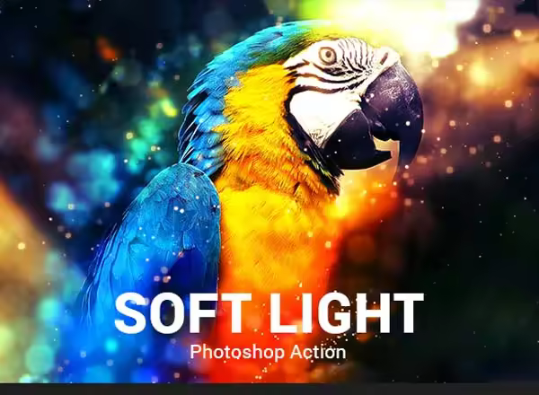高级镜头柔光Photoshop动作下载atn