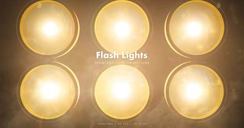 闪光灯高清视频素材4 Flash Lights 4