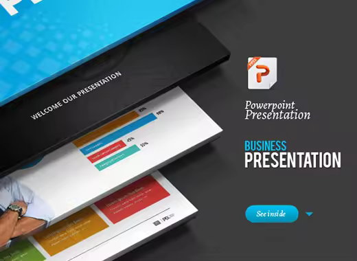 独特业务展示的商业化多用途PPT模板下载[pptx]