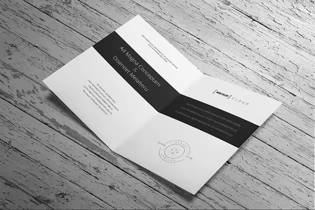 邀请函/贺卡样机模板 Invitation / Greeting Card Mock-Up