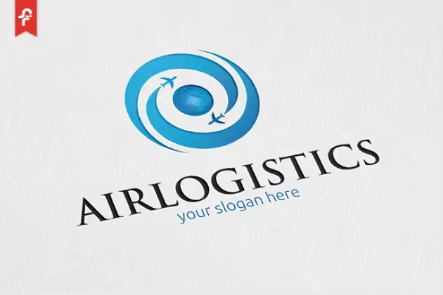 航空运输主题Logo模板 Air Logistics Logo