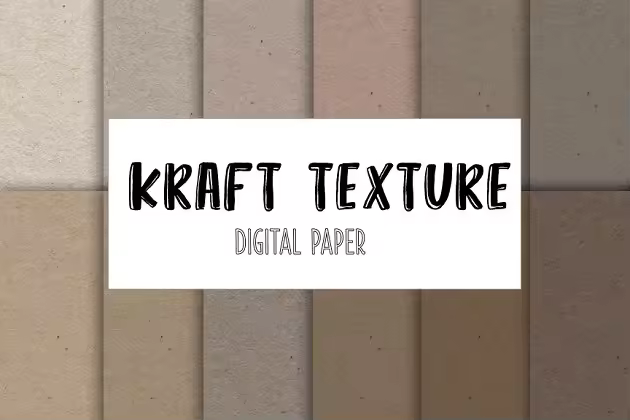 高质量牛皮纸张纹理 Kraft paper texture