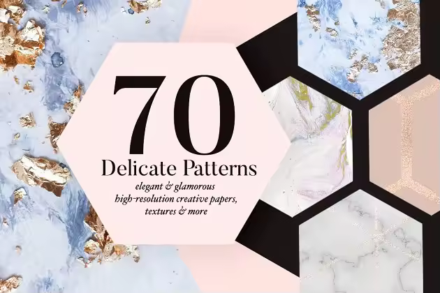 70个精致的艺术背景 70 Delicate Artistic Backgrounds
