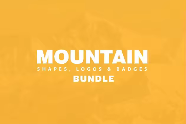 山地相关主题Logo模板合集 Mountain Related Bundle
